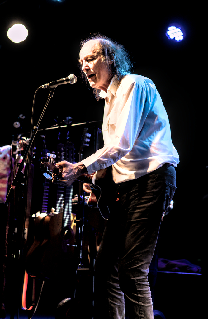 John Otway playing guitar