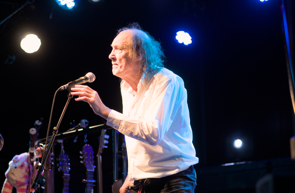 John Otway looking skeptical 